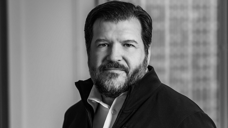 black and white image of jason zibarras